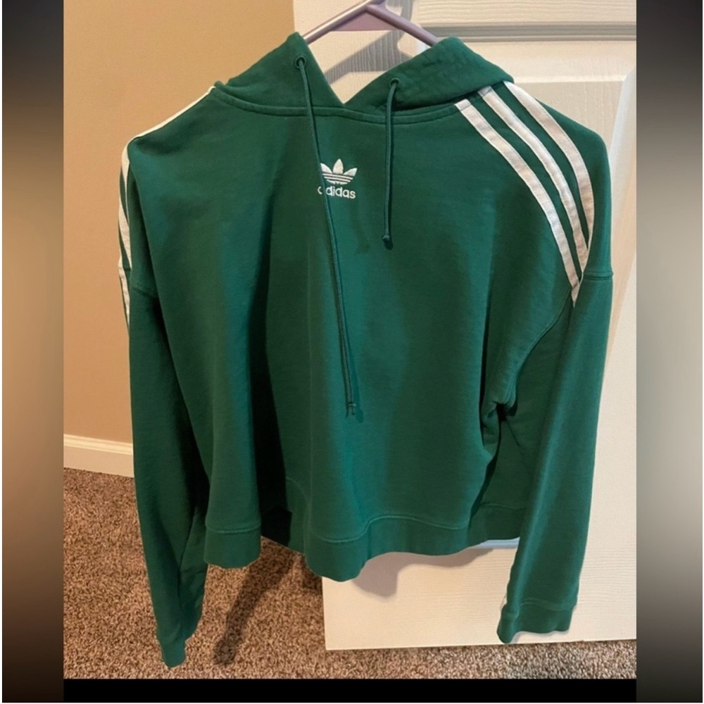 Cropped Adidas Hoodie